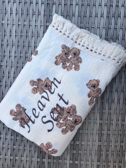 Personalised Muslin Blanket
